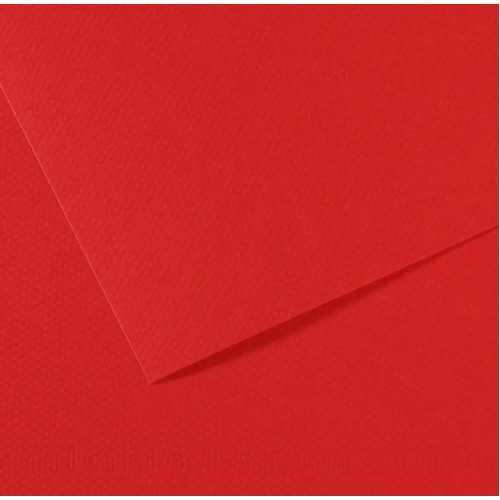 Папір для пастелі Canson Mi-Teintes, №505 Червоний Red, 160 г/м2, 75x110 см