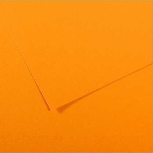 Бумага для пастели Canson Mi-Teintes, №553 Кадмий темно-желтый Cadmium yellow deep, 160 г/м2, 75x110 см