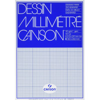 Бумага миллиметровка Canson Millimeter Paper 72 гр, A4 12 листов, bistre