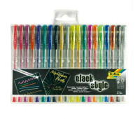 Набір гелевих ручок Folia Gel-Pens Glitter+Metallic, 20 шт