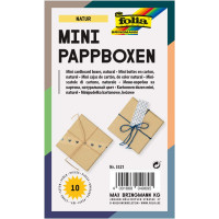 Бокс для декору Folia Small Cardboard Box Natural, Square Квадрат, бежевий