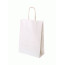 Бумажный крафт пакет Folia Paper Bags, 12x5,5x15 см, белый