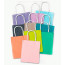 Бумажный крафт пакет Folia Paper Bags, 12x5,5x15 см, в цветном ассортименте 20 шт