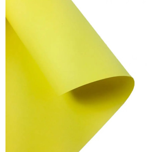 Картон Folia Photo Mounting Board 300 г/м2, 70x100 см, №12 Lemon yellow Лимонно-желтый