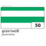 Картон Folia Photo Mounting Board Stripes полосы 300 г/м2, 50x70 см, №50 Green/White Зелено-белые