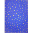 Картон Folia Photo Mounting Board with gold stars 300 г/м2, 50x70 см №34 Синій