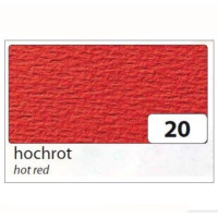 Картон Folia Tinted Mounting Board rough surface 220 г/м2, 50x70 см №20 Темно-червоний