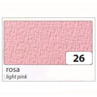 Картон Folia Tinted Mounting Board rough surface 220 г/м2, 50x70 см, №26 Світло-рожевий
