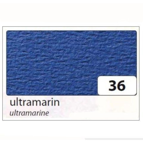 Картон Folia Tinted Mounting Board 220 г/м2, 50x70 см №36 Ultramarine Ультрамариновий