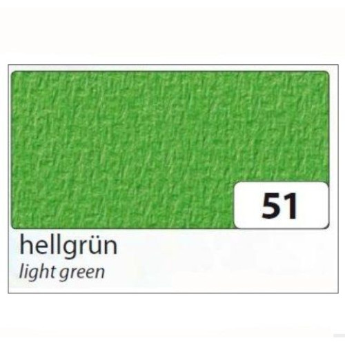 Картон Folia Tinted Mounting Board rough surface 220 г/м2, 50x70 см №51 Light green Светло-зеленый