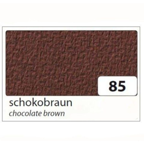 Картон Folia Tinted Mounting Board rough surface 220 г/м2, 50x70 см №85 Chocolate brown Шоколадний