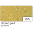 Картон Folia голографический Holographic Card 230 г/м2, 50x70 см, Gold Stars Золотые звезды