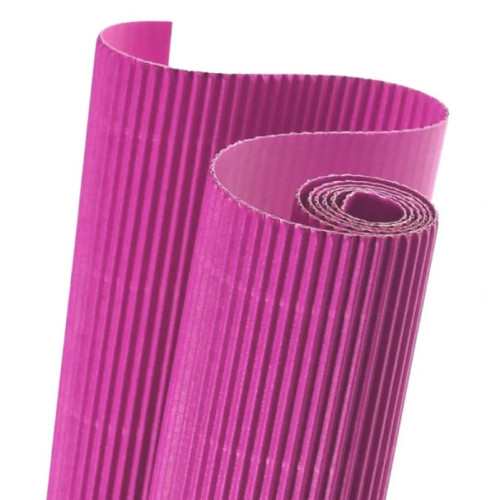 Картон Folia гофрированный Corrugated board E-Flute, 50x70 см, №23 Pink Фуксия