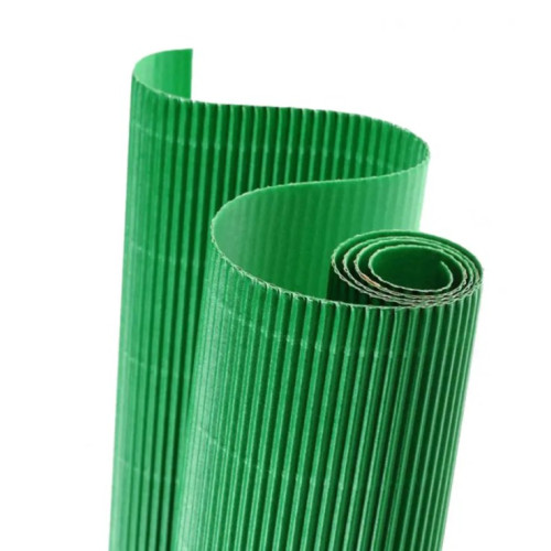 Картон Folia гофрированный Corrugated board E-Flute, 50x70 см, №51 Green Зеленый