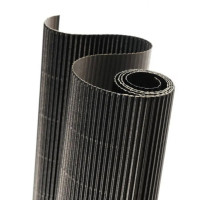 Картон Folia гофрований Corrugated board E-Flute, 50x70 см №90 Black Чорний