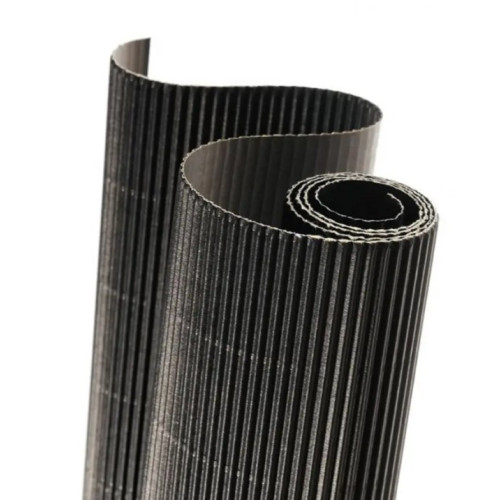 Картон Folia гофрированный Corrugated board E-Flute, 50x70 см, №90 Black Черный