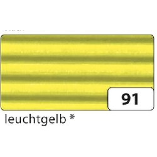 Картон гофрированный флуоресцентный, Folia, 50x70 см - №91 Флуоресцентный желтый