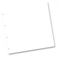 Картон для альбому 68200 Ring Binder dividers 300 гр, 31x32,5 см №00 White Білий 1шт