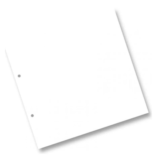 Картон Folia для альбома Ring binder dividers 300 гр, 21,5x22,5 см 20, №00 White Белый