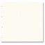 Картон Folia для альбому Ring binder dividers 300 гр, 21,5x22,5 см 20, №01 Pearl white Молочний
