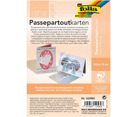 Заготовка для листівки Паспарту овальне №11 Солом'я Folia Passepartouts, 10.5x15см, 1 шт