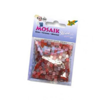Мозаїка глітерна рожева Folia Glitter assortments 45 гр, 5x5 мм 700 шт