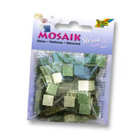 Глитерная мозаика Folia Glitter assortments 45 гр, 5x5 мм 700 шт, зеленая