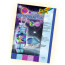 Набір картону з блискітками Folia Glitter Board Лід 300 гр, 24х34 см 5 листів