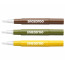 Набір пензлів для гриму Snazaroo Brush Pen, 3x2 мл, оливковий, жовтий, коричневий