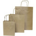 Паперовий пакет Folia Paper Bags Kraft Paper 125 гр, 12x5, 5x15 см, Natural Бежевий