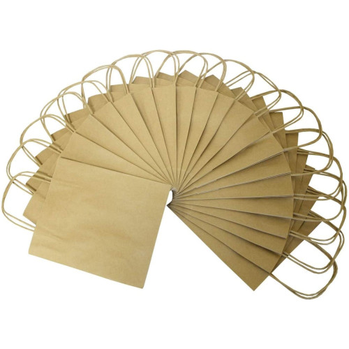 Паперовий пакет Folia Paper Bags Kraft Paper 125 гр, 12x5, 5x15 см, Natural Бежевий