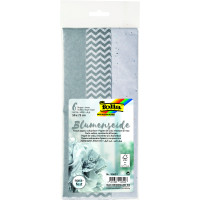 Набор бумаги тишью Серебряный микс, 50*75 см 3 дизайна Folia