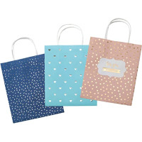 Подарочный пакет Folia, 18х8х21 см, цветной
