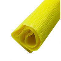 Бумага-крепон Folia Crepe paper 32 гр, 50x250 см, №106 Yellow Желтый