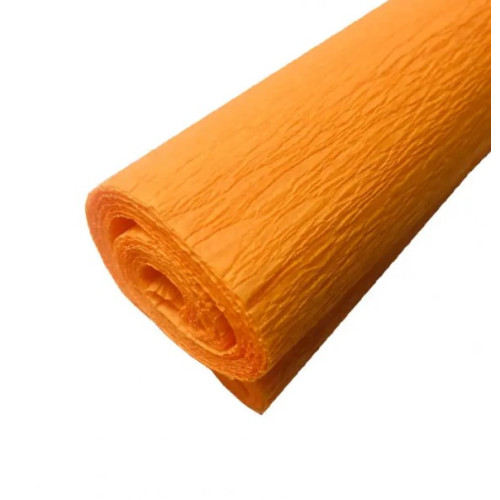 Бумага-крепон Folia Crepe paper 32 гр, 50x250 см, №108 Orange Оранжевый