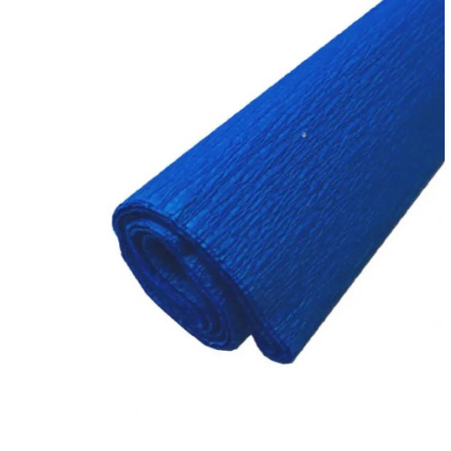Папір-крепон Folia Crepe paper 32 гр, 50x250 см, №128 Brilliant blue Синій