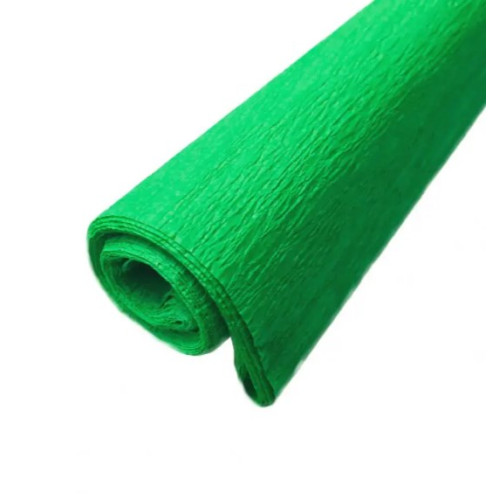 Бумага-крепон Folia Crepe paper 32 гр, 50x250 см, №140 Yellow green Желто-зеленый