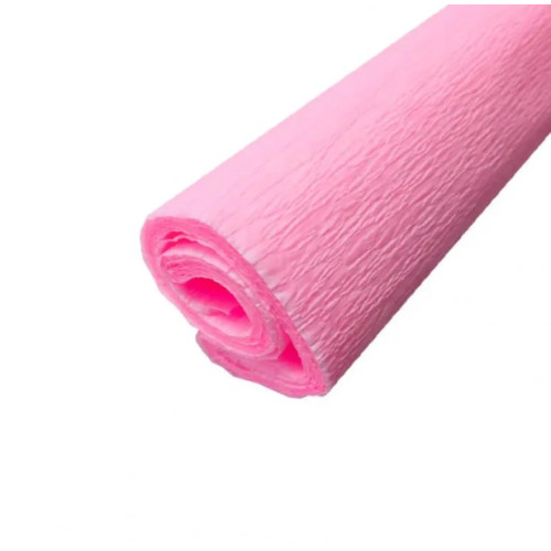 Папір-крепон Folia Crepe paper 32 гр, 50x250 см №176 Pink Рожевий