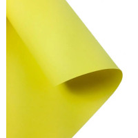 Папір Folia Tinted Paper, №12 Lemon yellow Лимонно-жовтий 130 г/м2, 50x70 см