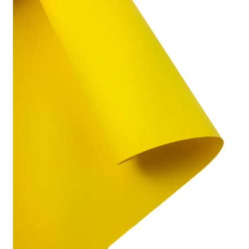 Бумага Folia Tinted Paper, №14 Banana yellow Бананово-желтая 130 г/м2, 50x70 см