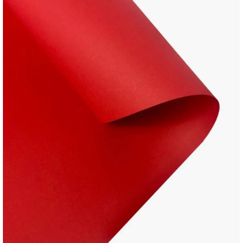 Папір Folia Tinted Paper, №20 Hot red Темно-червоний 130 г/м2, 50x70 см