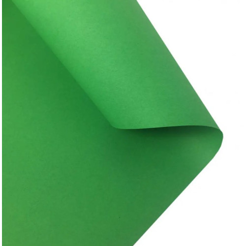 Папір Folia Tinted Paper, №54 Emerald green Смарагдово-зелений 130 г/м2, 50x70 см