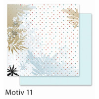 Бумага для скрапбукинга Design Papers Flowers Цветы 190 гр, 30,5x30,5 см, №11