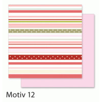 Бумага для скрапбукинга Design Papers Party Вечерка 190 гр, 30,5x30,5 см, №12