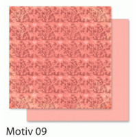 Папір для скрапбукінгу Design Papers Romantic 190 гр, 30,5x30,5 см, №09