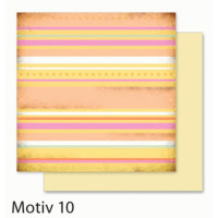 Бумага для скрапбукинга Design Papers Romantic Романтика 190 гр, 30,5x30,5 см, №10