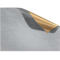 Бумага тонкая оберточная Folia Gift Wrap, 70x200 см, silver-gold серебро-золото