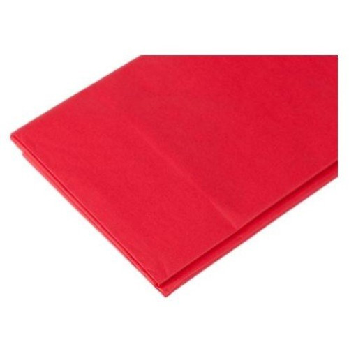 Папір тишею однотонний Folia Tissue Paper 20 гр, 50x70 см 5 аркушів, №20 Red Червоний