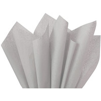 Папір тишею однотонний Folia Tissue Paper 20 гр, 50x70 см 5 аркушів, №80 Grey Сірий