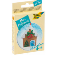 Набор из фетра для пошива мини заготовки Folia Mini felt sewing sets, Рождественский дом
